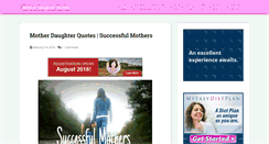 Desktop Screenshot of motherdaughterquotes.net